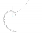 对数螺旋线非圆齿轮--香港大学提供数据,宇航CAD齿轮软件设计 